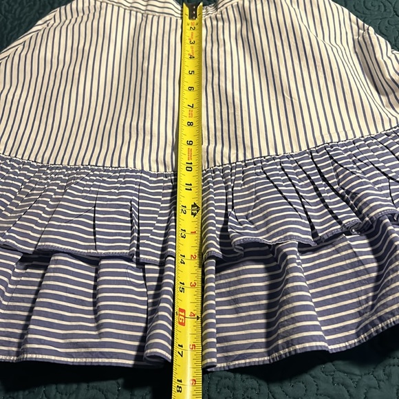 J.Crew Striped Ruffle Skirt - Picture 9 of 10